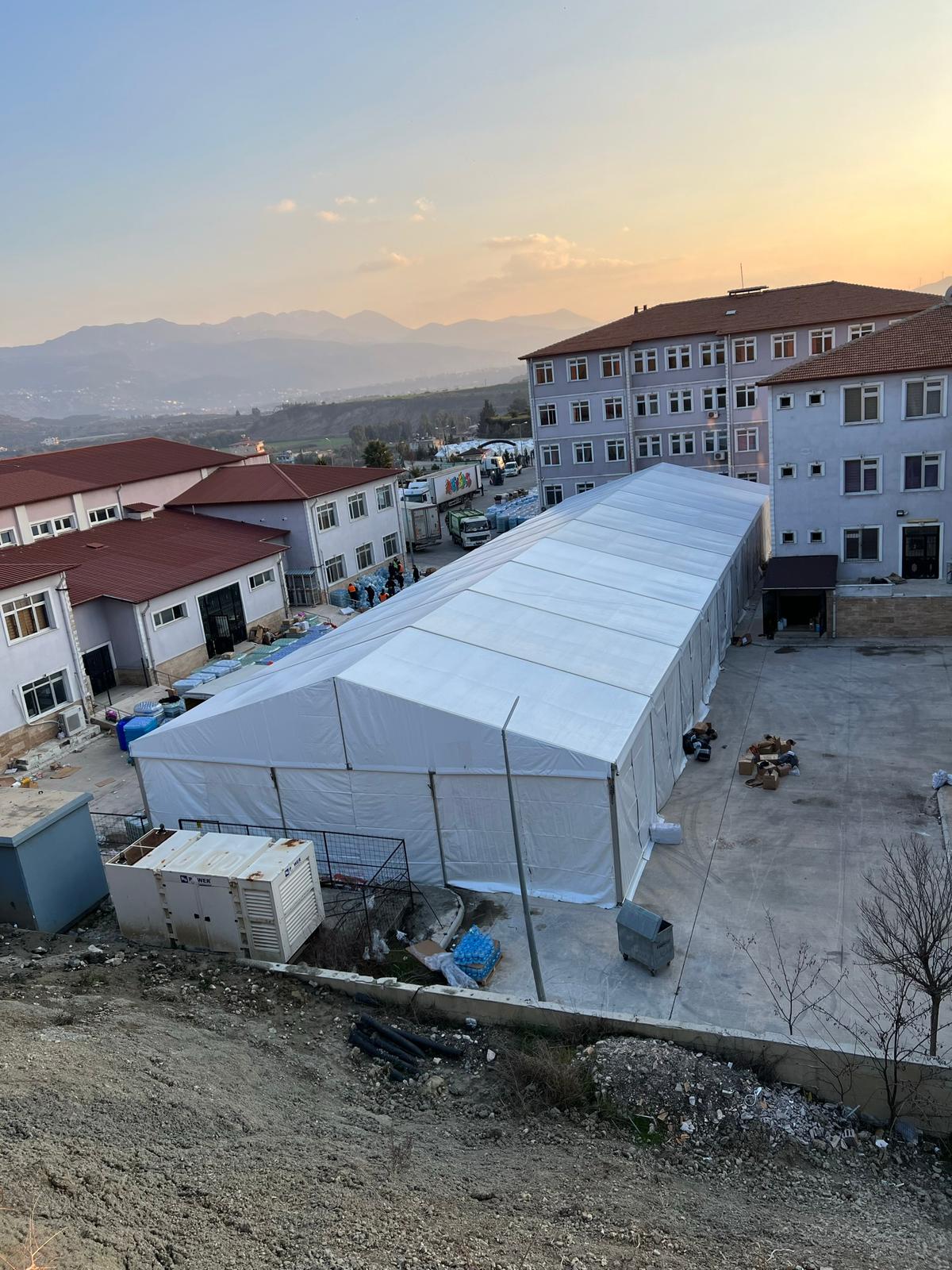 Kiralık çadır – endüstriyel depo